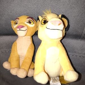 Disney The Lion King Simba & Nola Plushies
